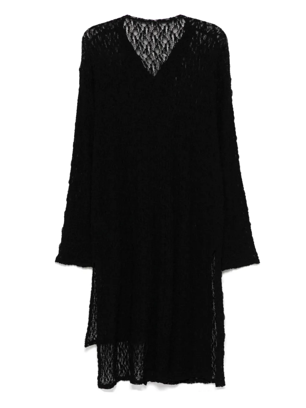 Пальто с длинными рукавами Yohji Yamamoto, черный — фото 2