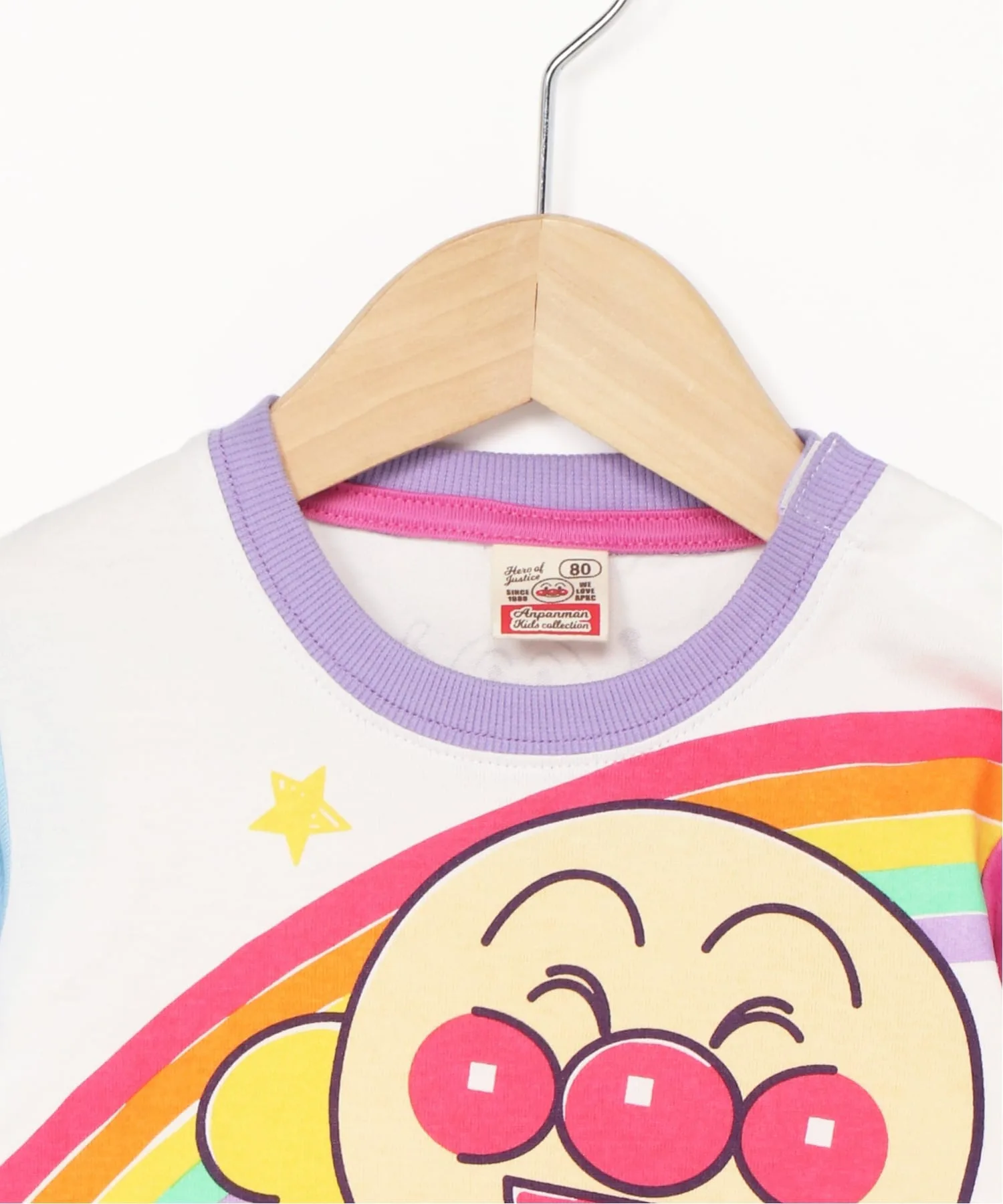 Яркая футболка с длинными рукавами Anpanman Anpanman Kids Collection, цвет Pink — фото 3