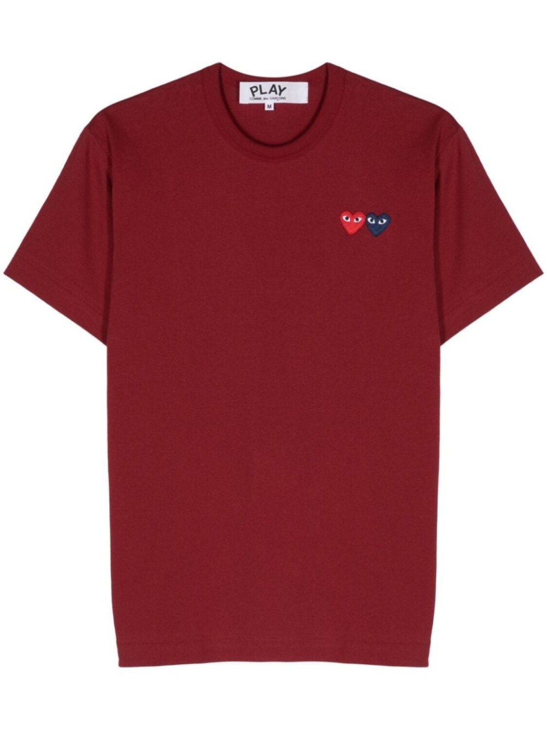 

Comme Des Garçons Play футболка с нашивкой, красный