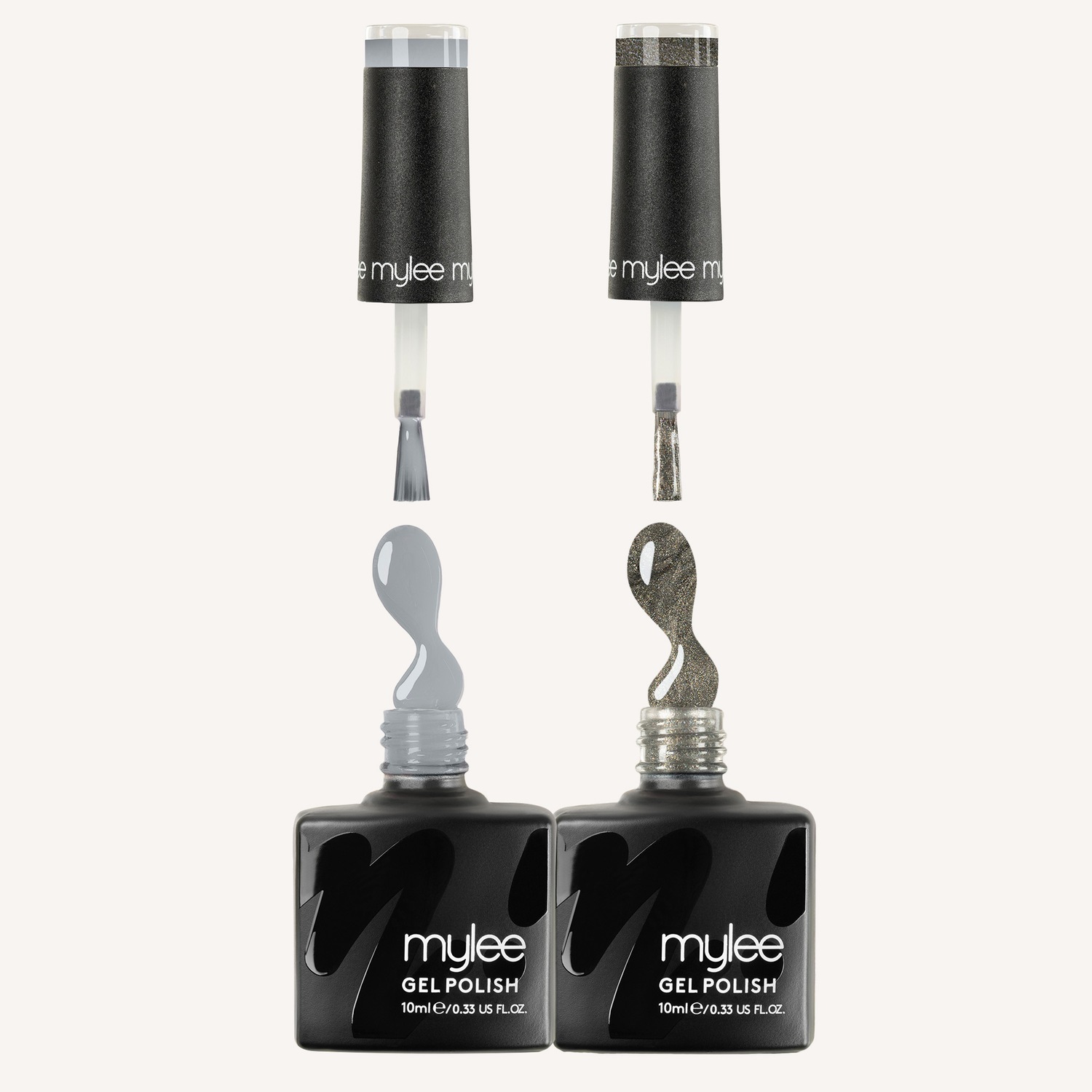Лак для ногтей mygel duo gel-nagellack-set Mylee, asteroid duo, объем 20 мл — фото 4