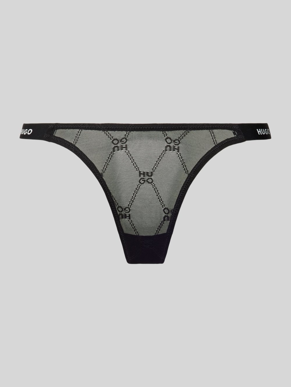 

Стринги с этикеткой, модель «Sporty Lace» HUGO, черный