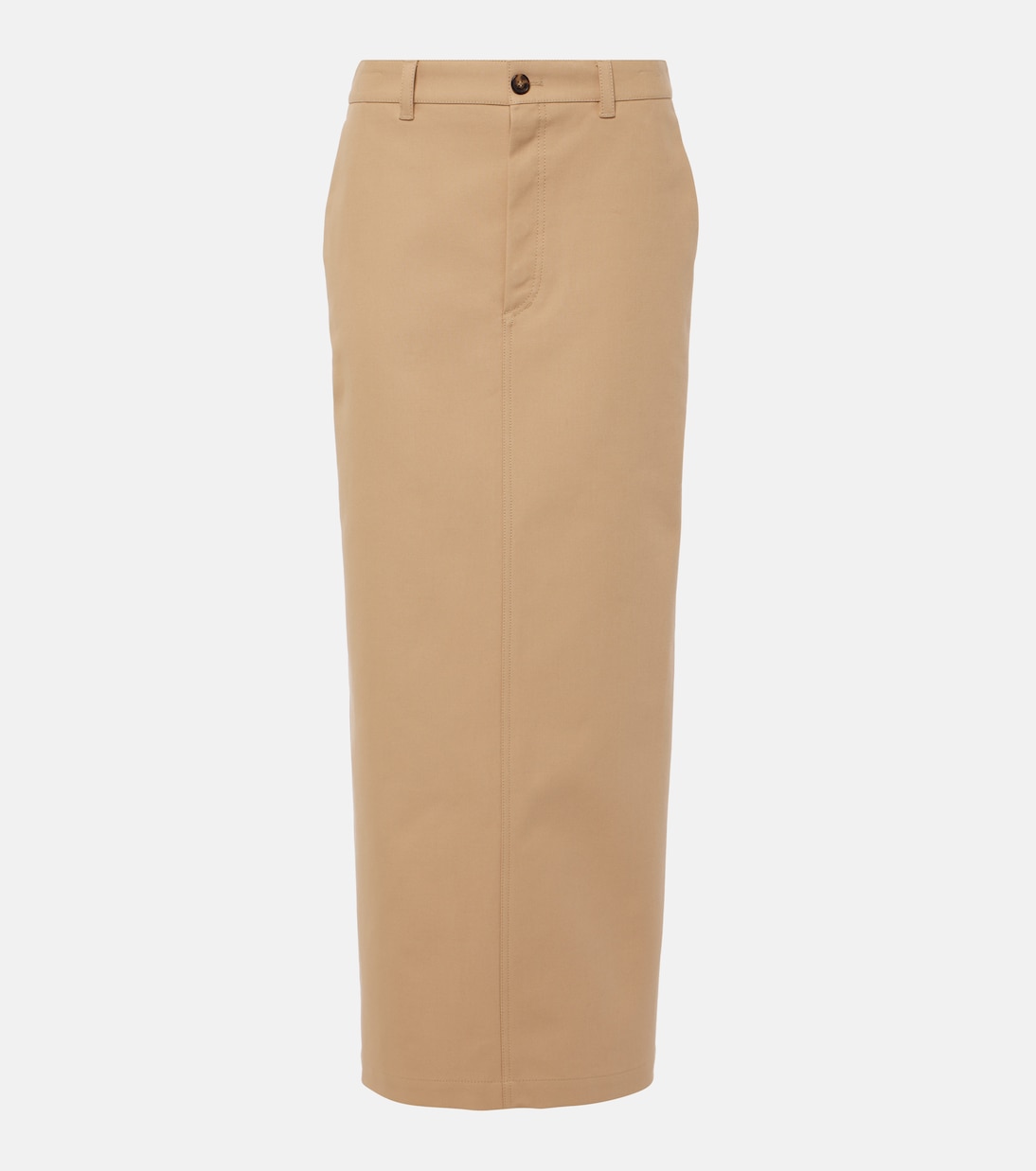 

Юбка макси из хлопка Drill Wardrobe.NYC, хаки