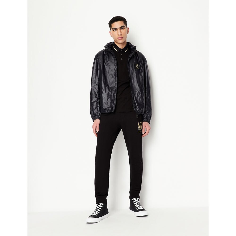 

Поло Armani Exchange 8NZFPQ_ZJH4Z, черный