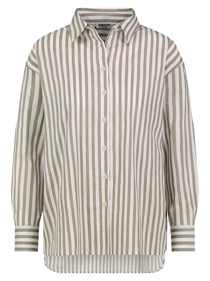 

Sublevel Рубашка бежево-белого цвета