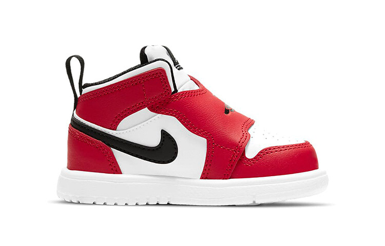 Кроссовки Jordan Sky Jordan 1 White Black University Red TD — фото 2
