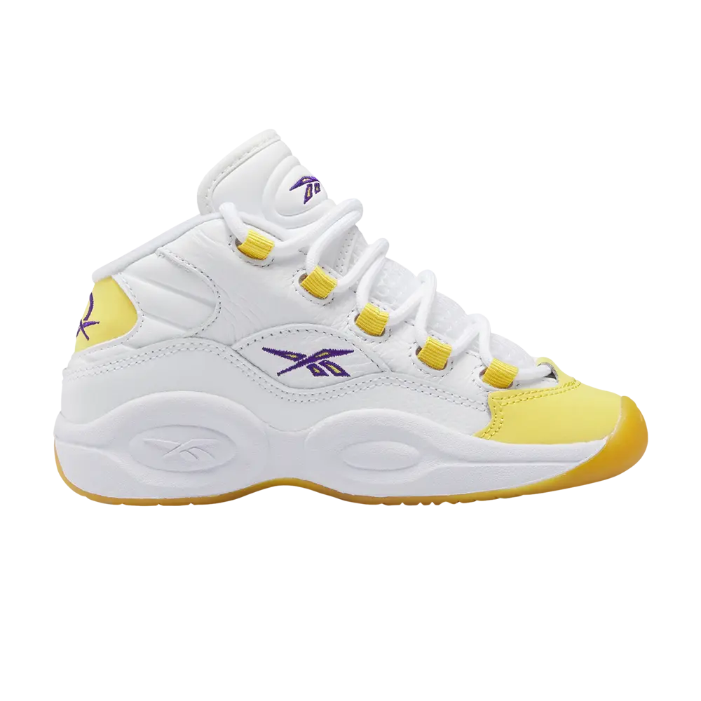 

Кроссовки Question Mid Little Kid Reebok, белый