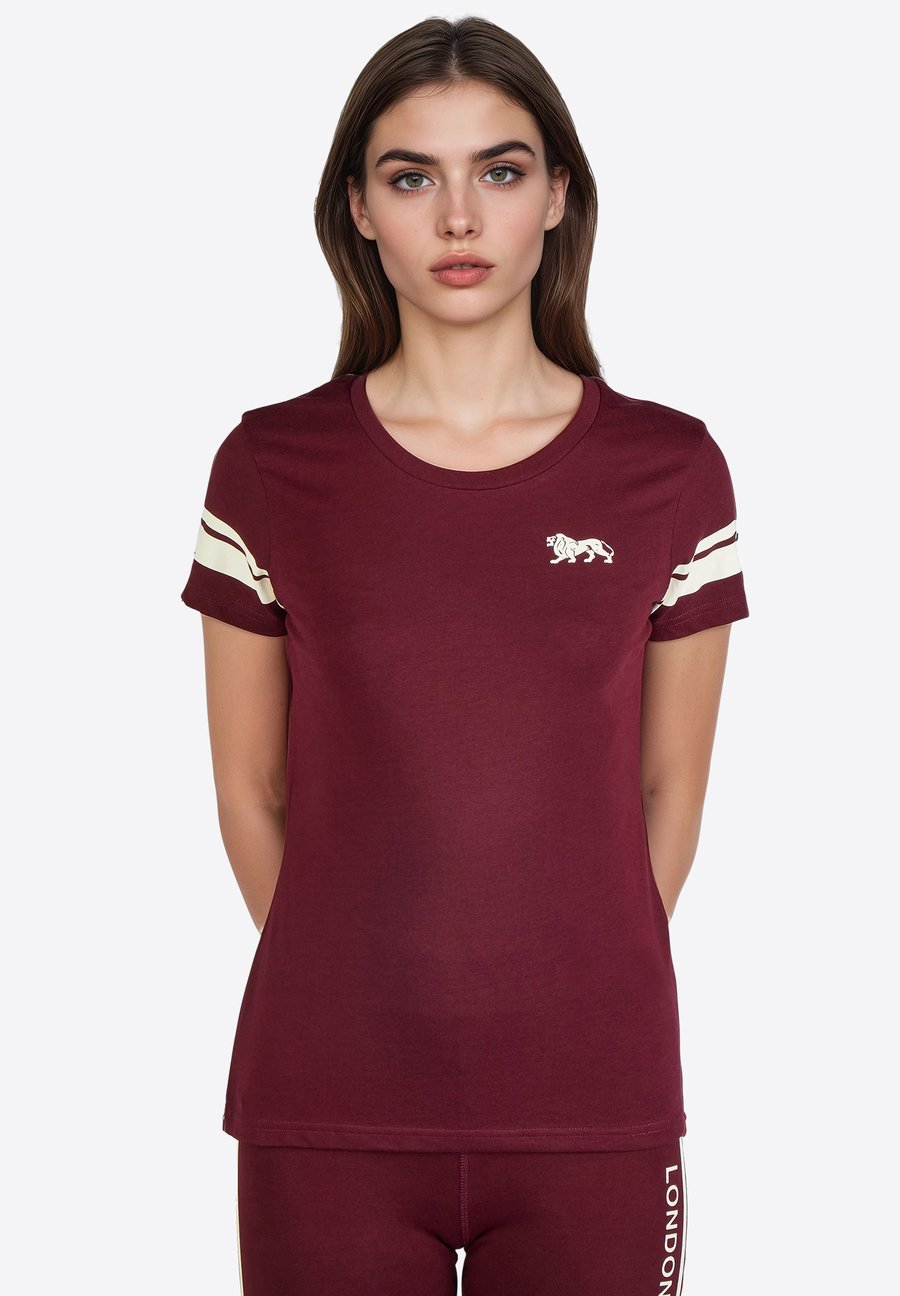 

Футболка Lonsdale Print T-shirt, Oxblood Ecru/Red, Красный, Футболка Lonsdale Print T-shirt, Oxblood Ecru/Red