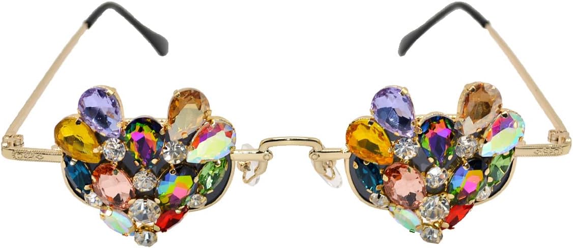 

Солнцезащитные очки Willochra в маленькой оправе, в форме сердца, со стразами, модные женские солнцезащитные очки с бриллиантовым блеском для вечеринки, хрустальные очки, Black