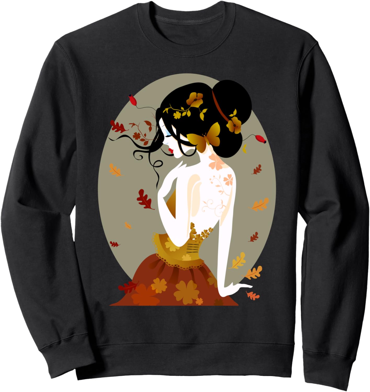 

Винтажная толстовка с изображением японской сакуры и цветущей вишни Japanese Sakura Vintage Cherry Blossoms Japan Art, черный