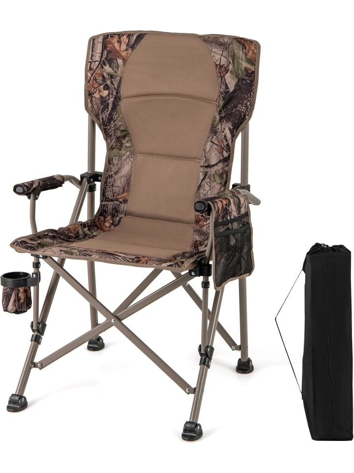 

COSTWAY Складной походный стул коричневого цвета