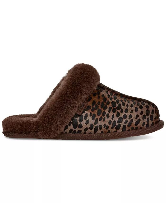 Женские туфли Scuffette на плоской подошве «Caspian» UGG, коричневый — фото 2