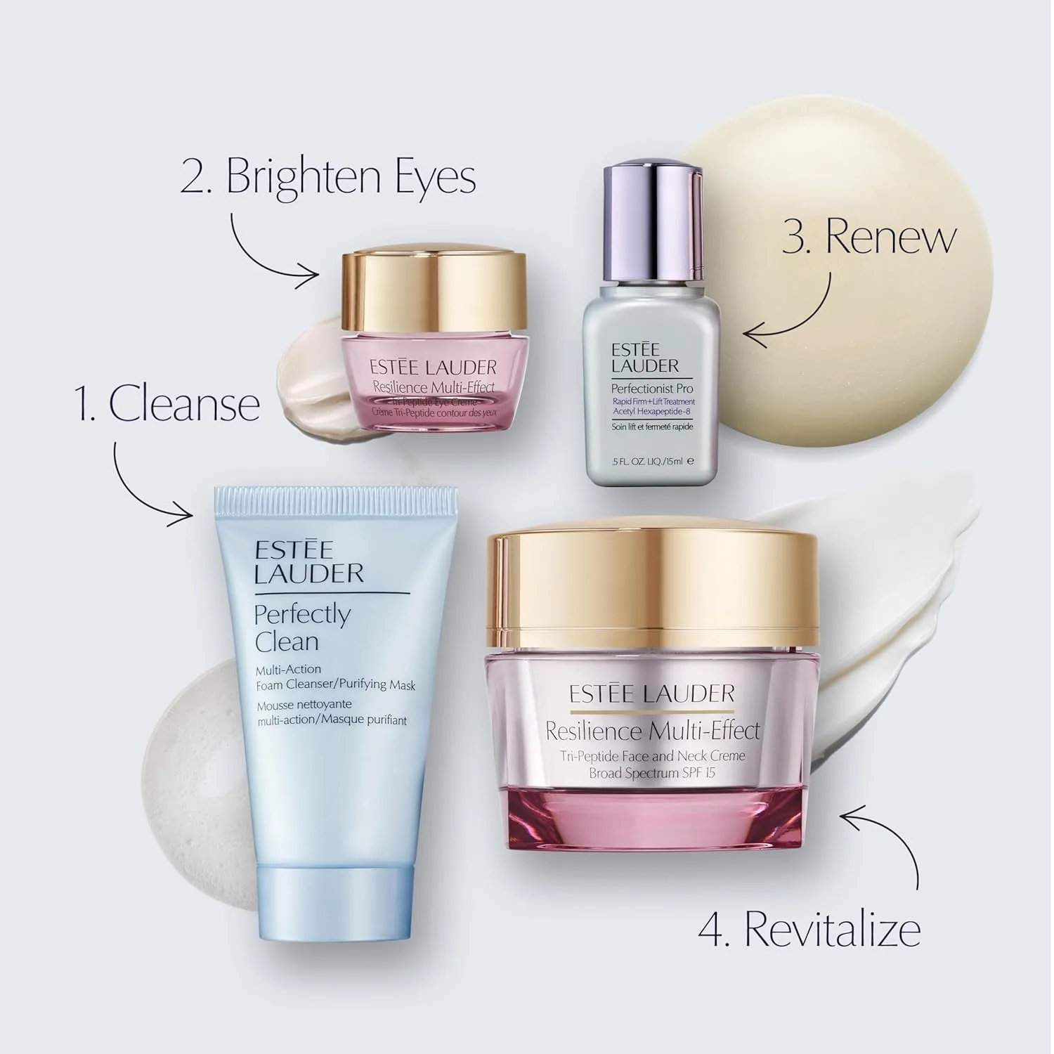 Увлажняющий крем для лица и шеи Estée Lauder Resilience Multi-Effect Tri-Peptide с SPF 15 | Придает объем и обладает антивозрастным эффектом. — фото 2