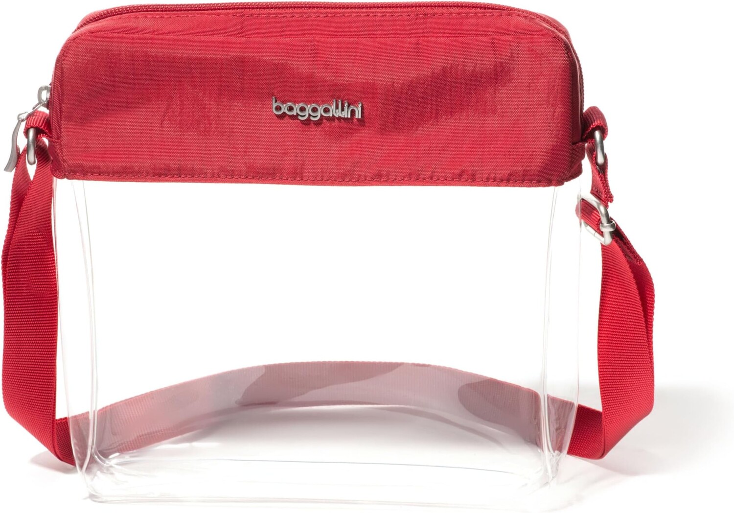 

Сумка кросс-боди Baggallini Clear Stadium Crossbody, красный