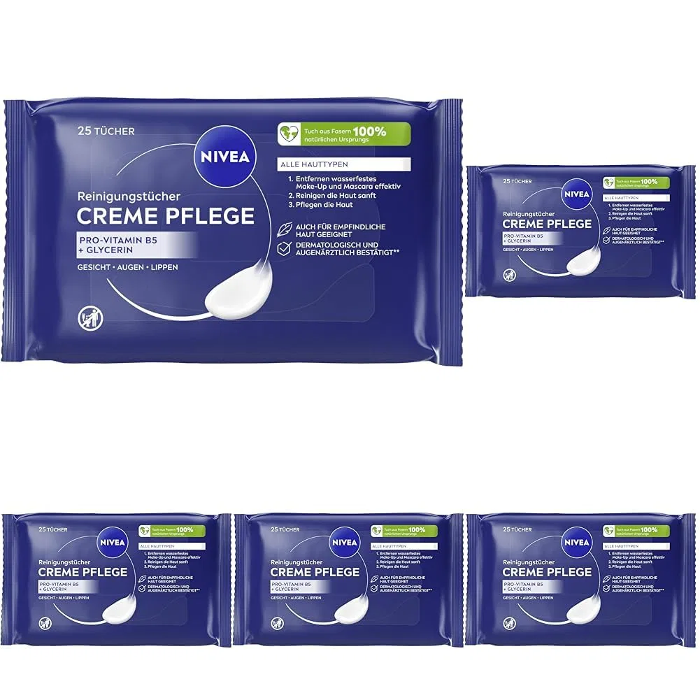 Средство для снятия макияжа Nivea — Очищающие салфетки Creme Pflege для снятия макияжа