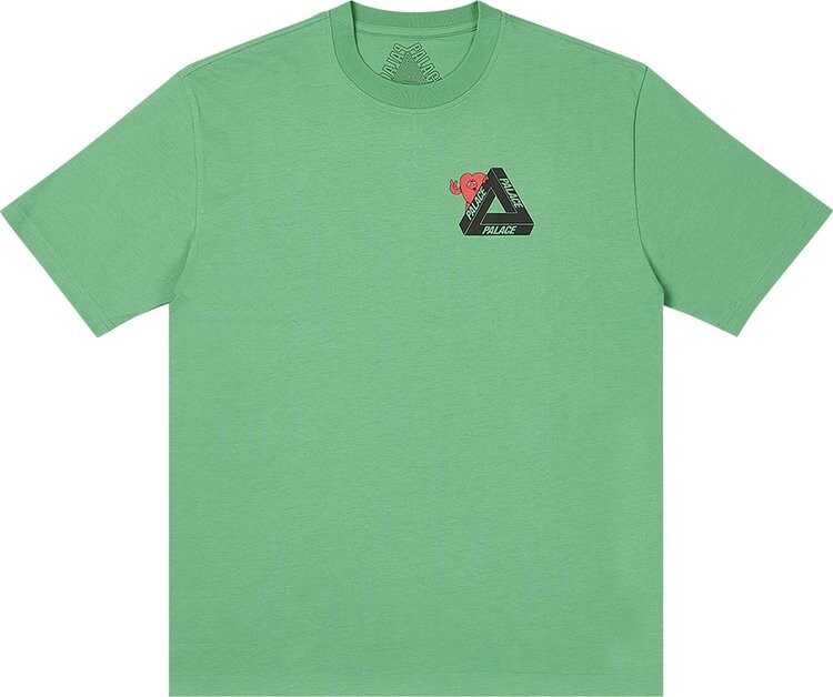 

Футболка Palace Tri-Hearts 'Sweet Pea Green', зеленый