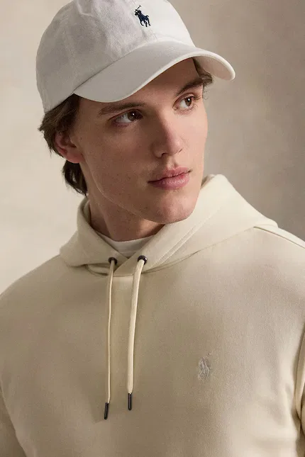 Худи мужское Polo Ralph Lauren, бежевый — фото 4