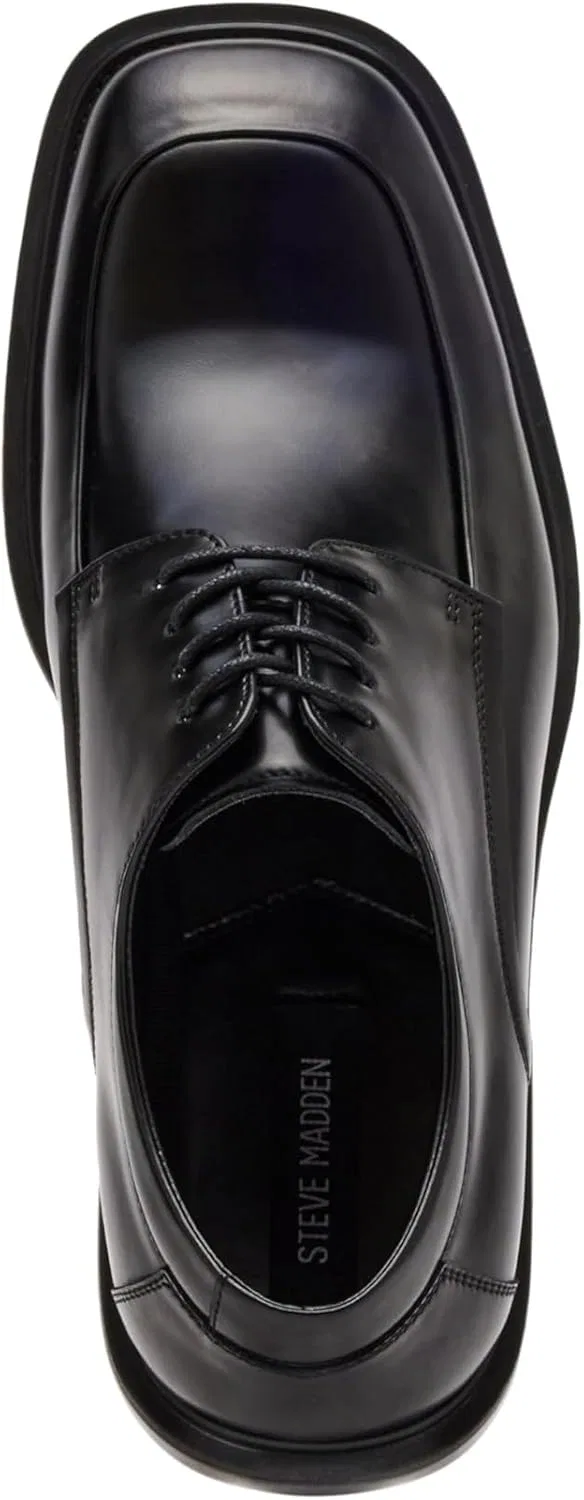 Мужские оксфорды Steve Madden Pippen, Black Leather — фото 2