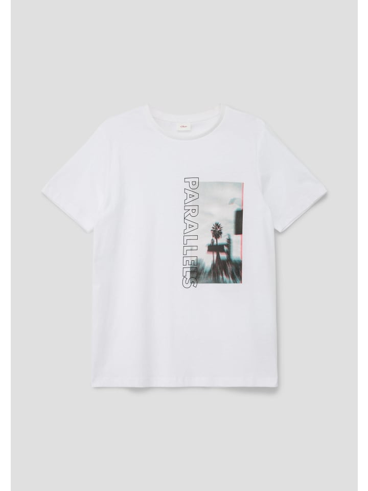 

s.Oliver Футболка белого цвета (0100), Белый, s.Oliver Футболка белого цвета (0100)