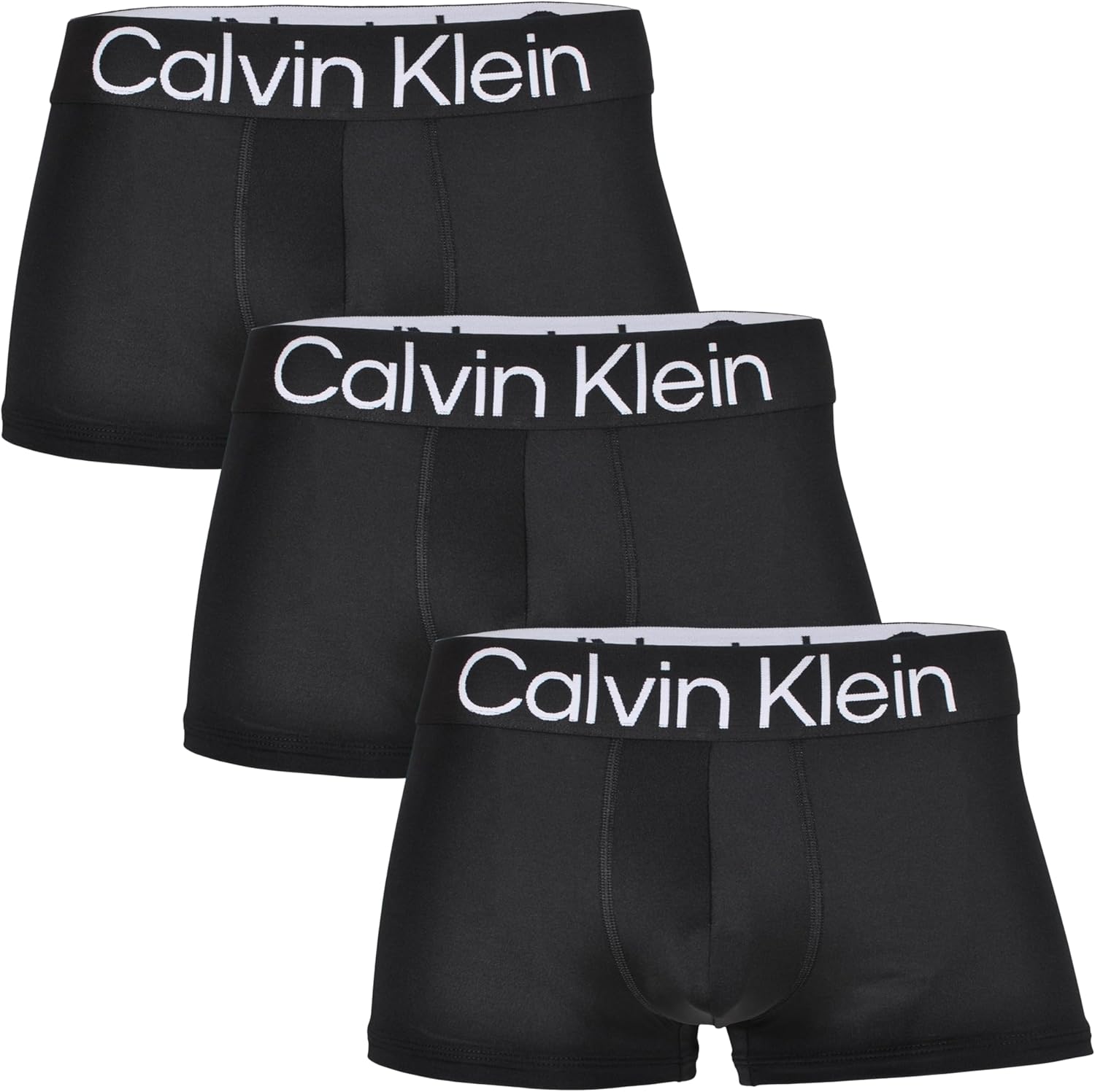 

Комплект из 3-х чемоданов с низкой посадкой и ярким логотипом Calvin Klein, Black