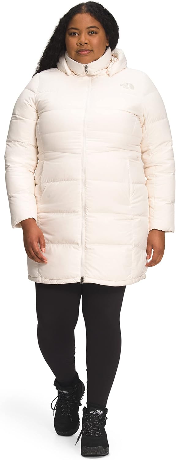 

The North Face Женская парка Metropolis III — средне-серый вереск, Gardenia White
