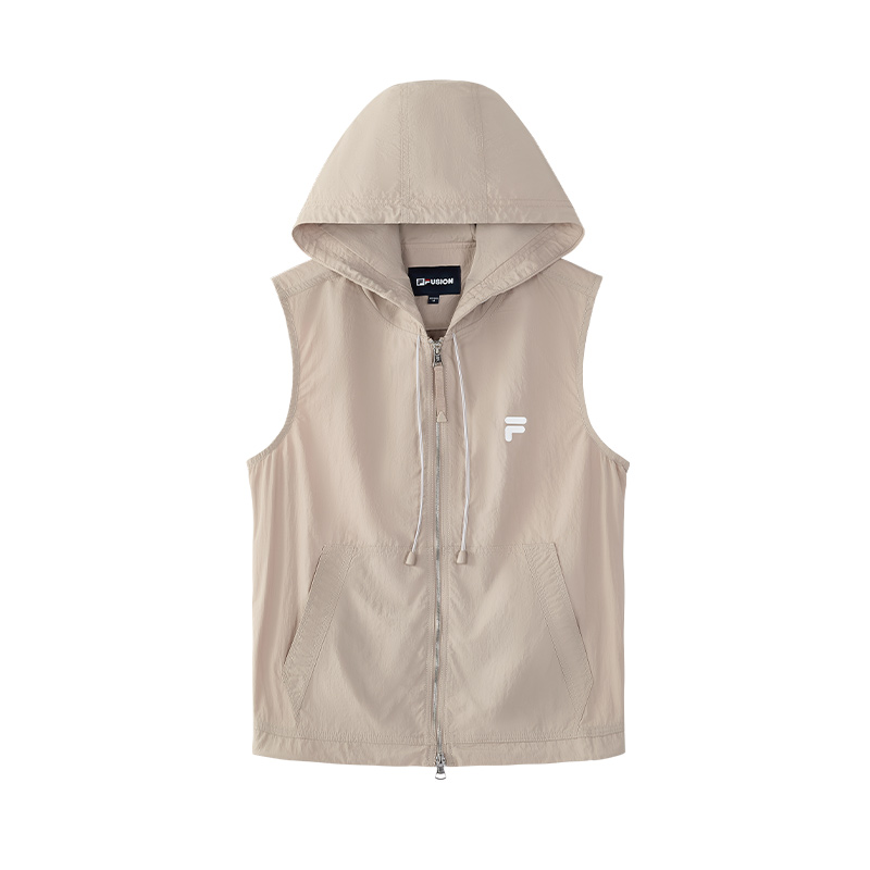 

FILA FUSION Жилет женский серо-коричневые хаки