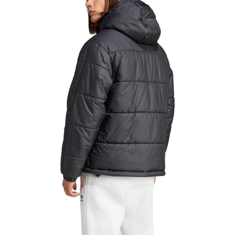 Утепленная куртка с логотипом Adidas Adidas Originals, черный — фото 4