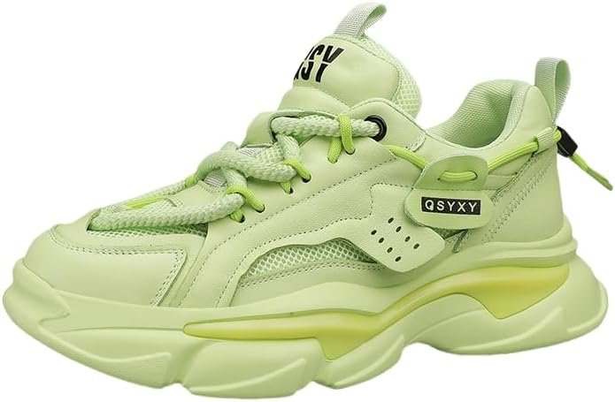 

Мужские стильные массивные кроссовки - удобные, нескользящие спортивные кроссовки с шнуровкой, для активного отдыха и спорта, Современные кроссовки для пап, Поддерживающие кроссовки Hoalox, зеленый