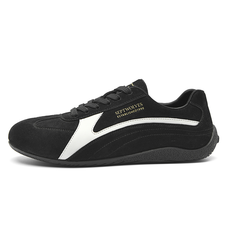 

Низкие кроссовки Cortez German Army для мужчин SEPTWOLVES, Black White (Standard Leather Shoe Size)