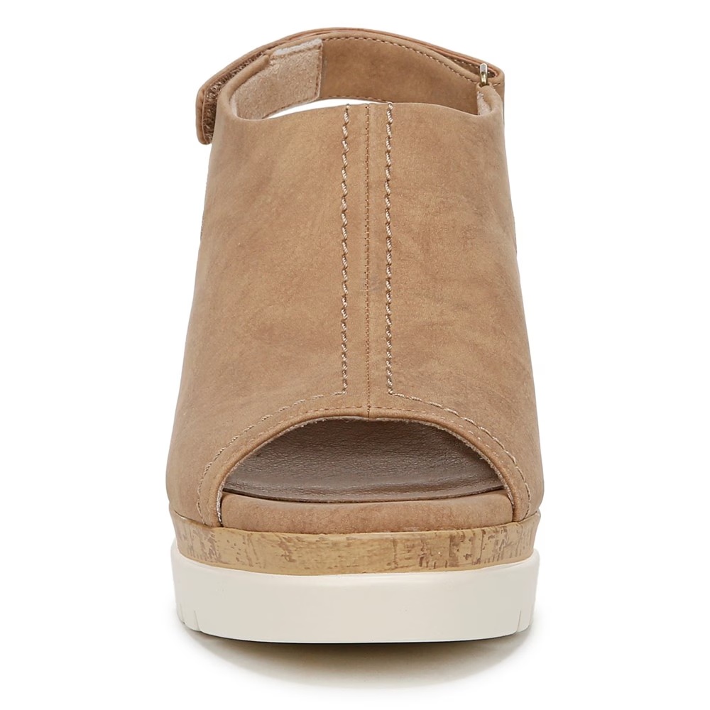 Босоножки на танкетке Giselle от Soul Naturalizer, birchwood brown faux nubuck — фото 3