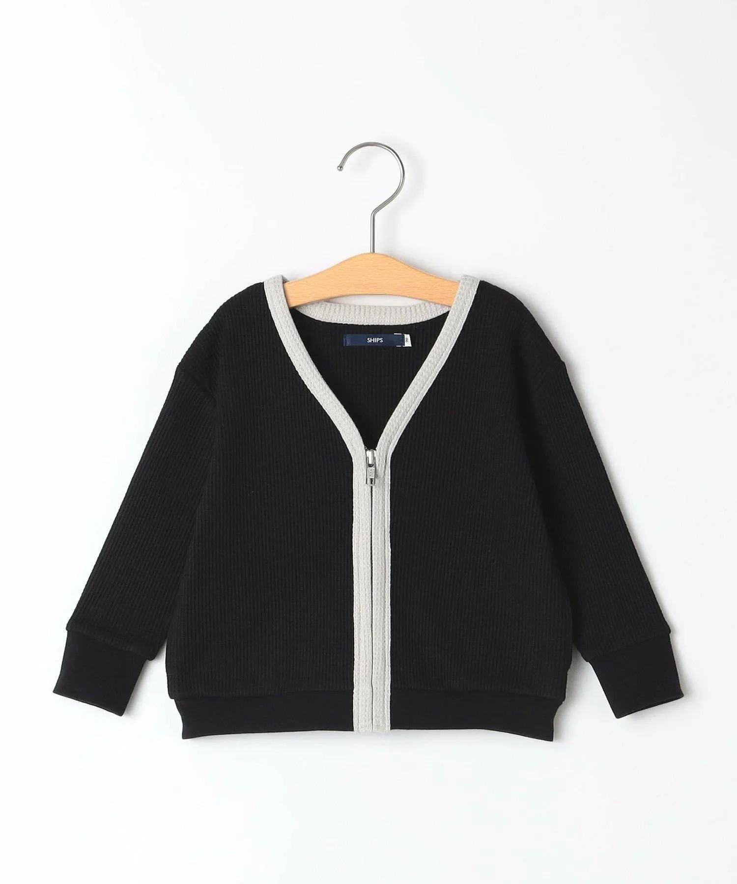 Детский кардиган SHIPS: 80-90 см / Вафельный кардиган SHIPS KIDS, Black