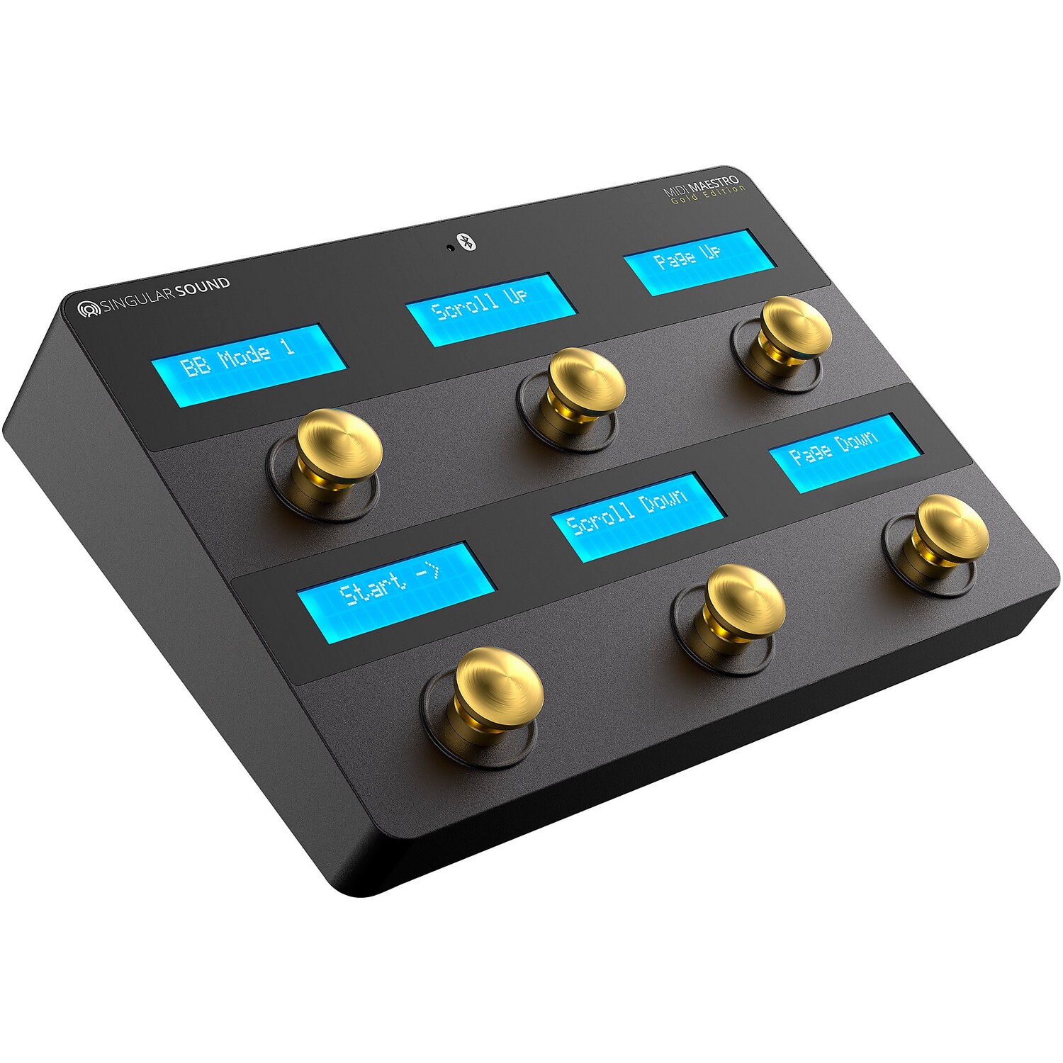 

Ножной MIDI-контроллер Singular Sound MIDI Maestro Gold Edition, черный