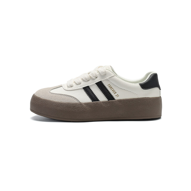 

Кроссовки Forever 21 Skateboarding Shoes Women's Low-top Beige, бежевый