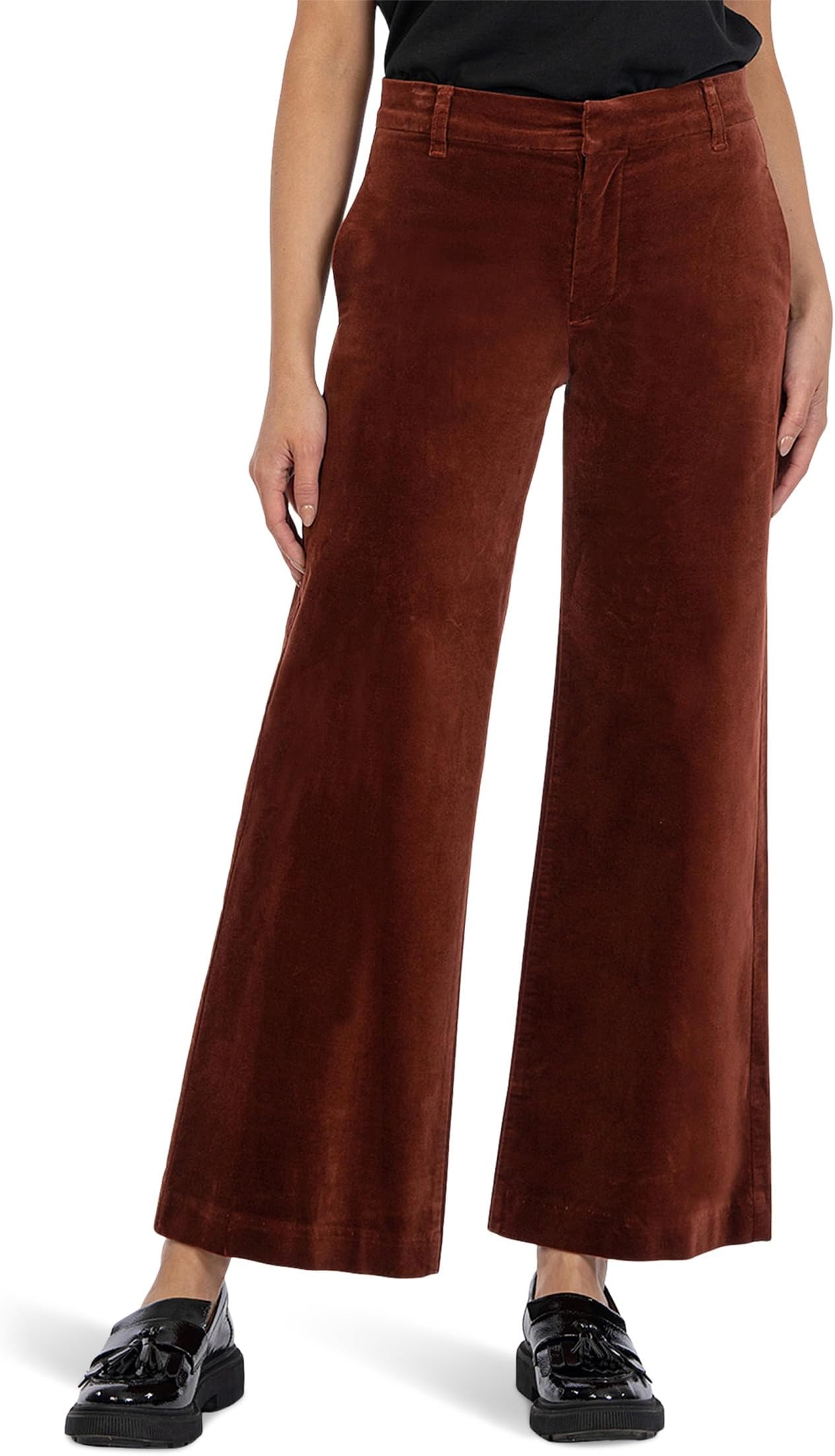 

Брюки KUT from the Kloth Meg Wide Leg Trousers, цвет Brick