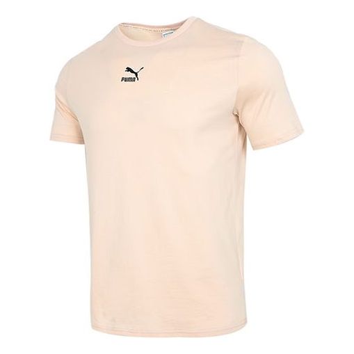 

Футболка elevate tape t-shirt 'beige' Puma, бежевый