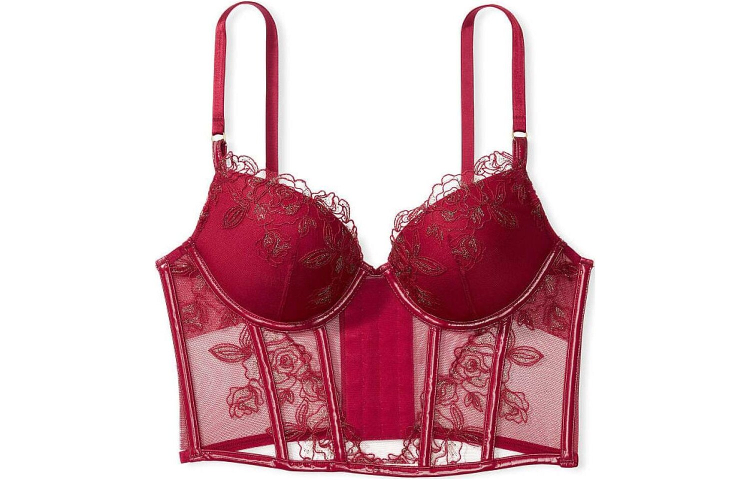

Женский бюстгальтер Victoria's Secret, цвет Berry red