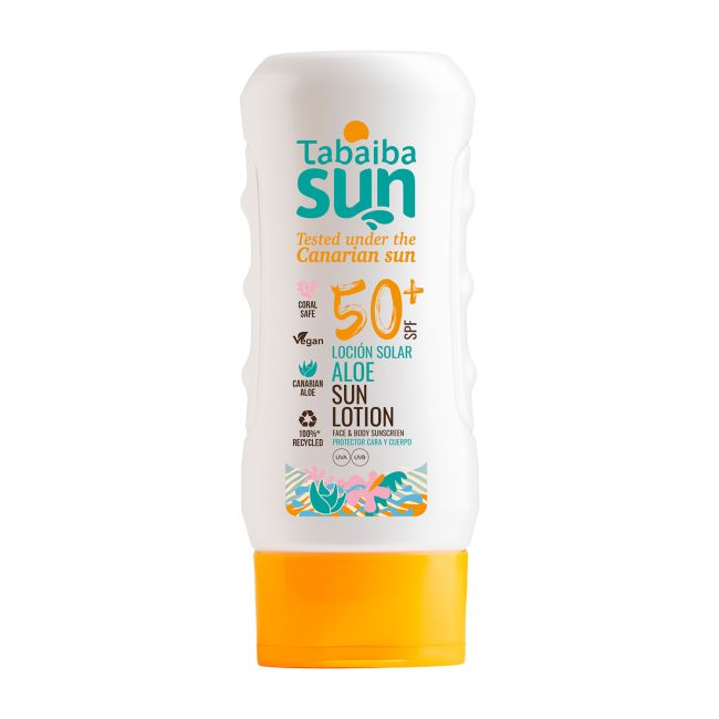 

Tabaiba sun spf50+ алоэ солнцезащитный лосьон для лица и тела Tabaibasun, 200 мл