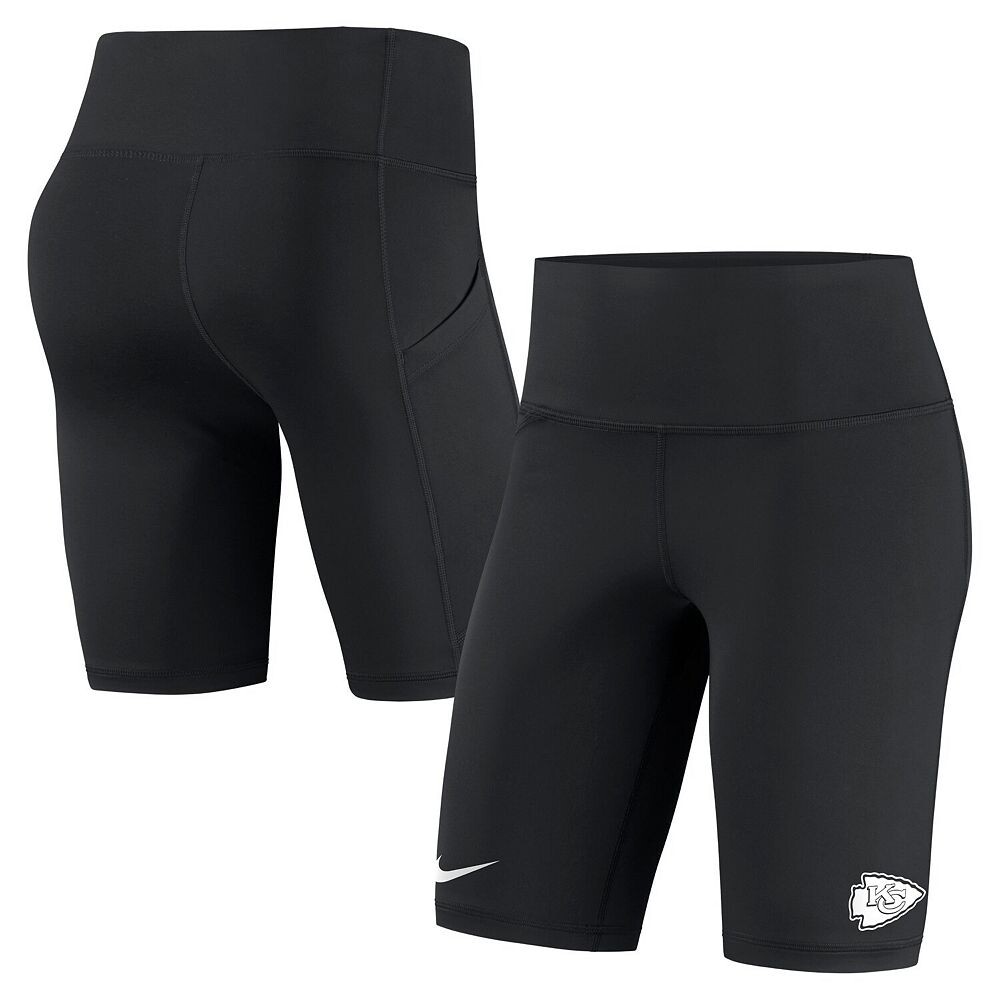 

Женские черные байкерские шорты Nike Kansas City Chiefs, цвет Chf Black