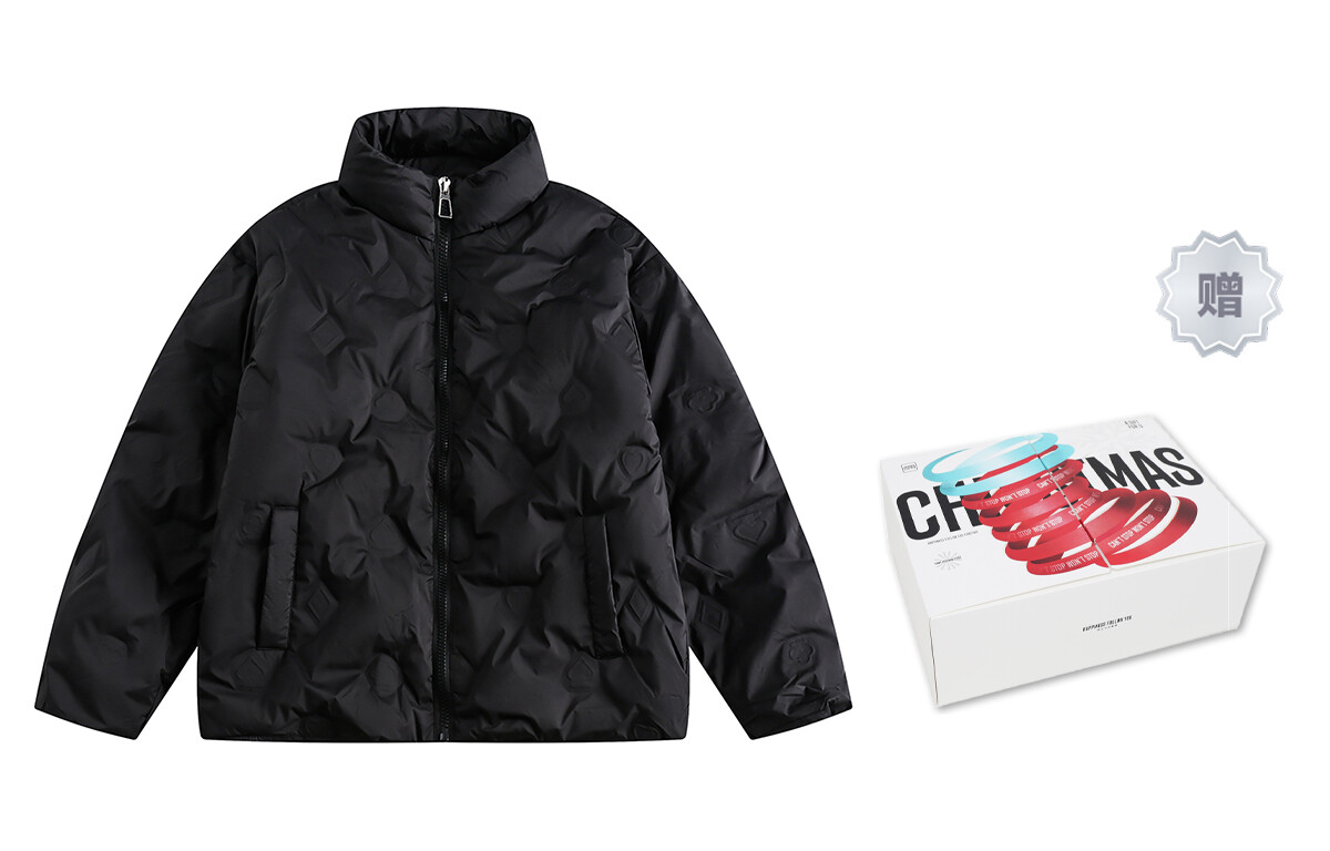 

Пуховик унисекс BEETLE TOWN, Черный (шарф)