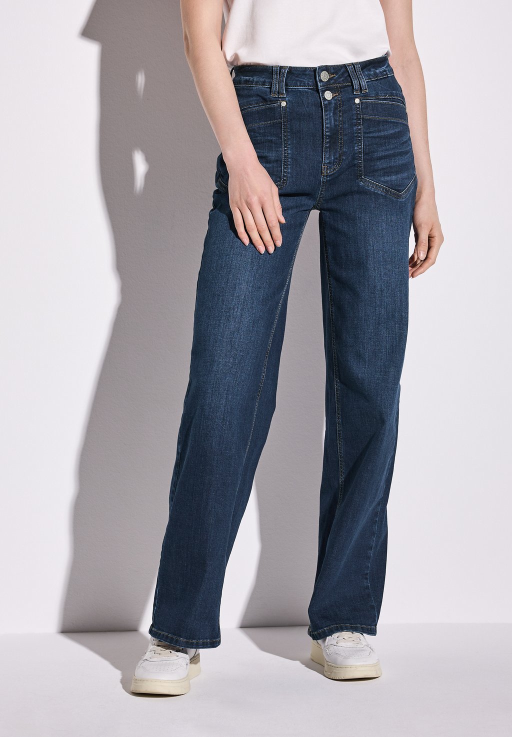 

Джинсы прямого кроя WIDE LEG Street One, цвет Blau