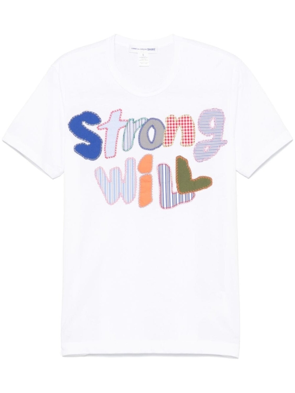 

Comme Des Garçons Shirt футболка X Fred Perry Strong Will, белый