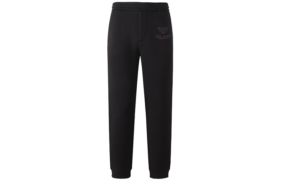

EMPORIO ARMANI Трикотажные спортивные штаны мужские черные