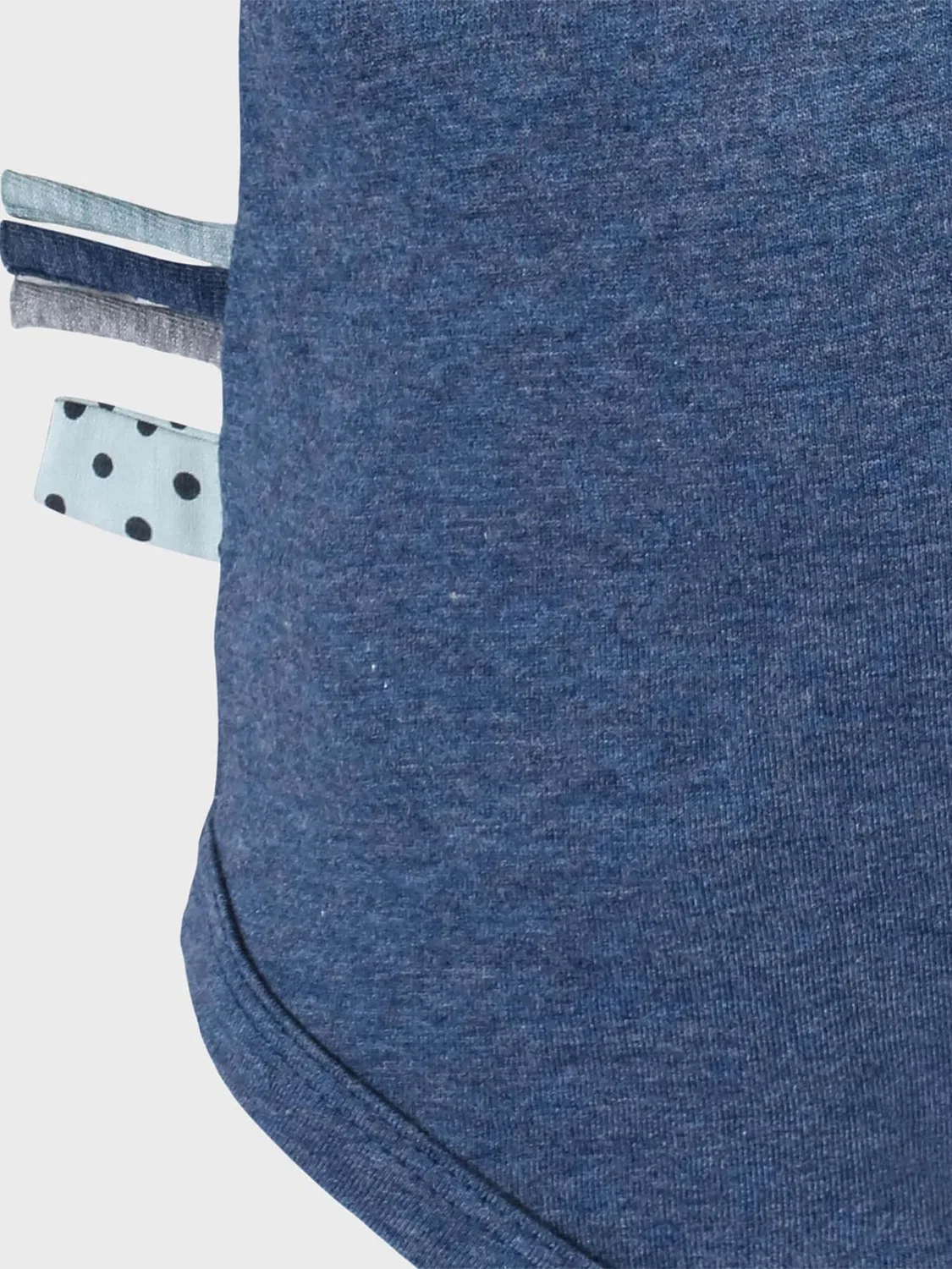 Комбинезон/боди 'OrganicEra Organic Baby S/S Kimono Body' Organicera, Indigo — фото 3