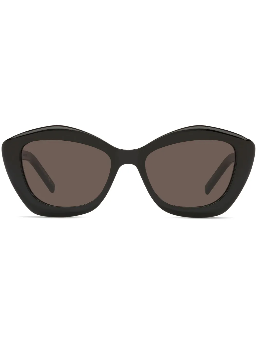 

Солнцезащитные очки в оправе 'кошачий глаз' Saint Laurent Eyewear, черный