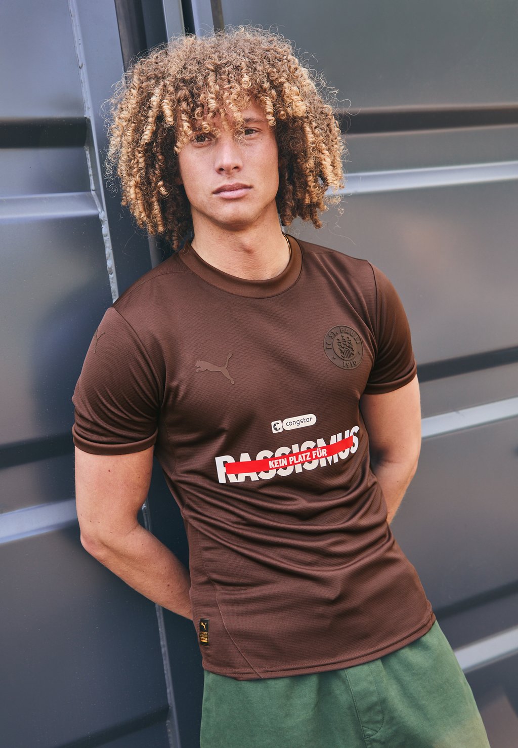 

Спортивная футболка FC ST. PAULI SPECIAL EDITION JERSEY - Club wear Puma, темно-коричневый