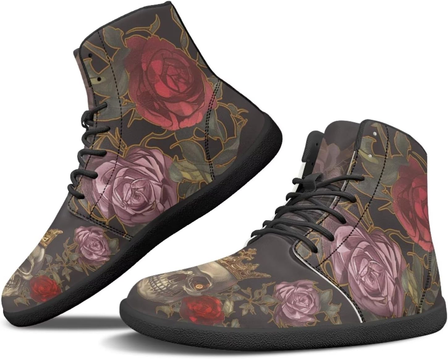 

Женские высокие кеды JoyLamoria с мраморным рисунком, спортивные туфли для ходьбы и тенниса, кожаные минималистичные обувь на шнуровке для улицы, Vintage Rose