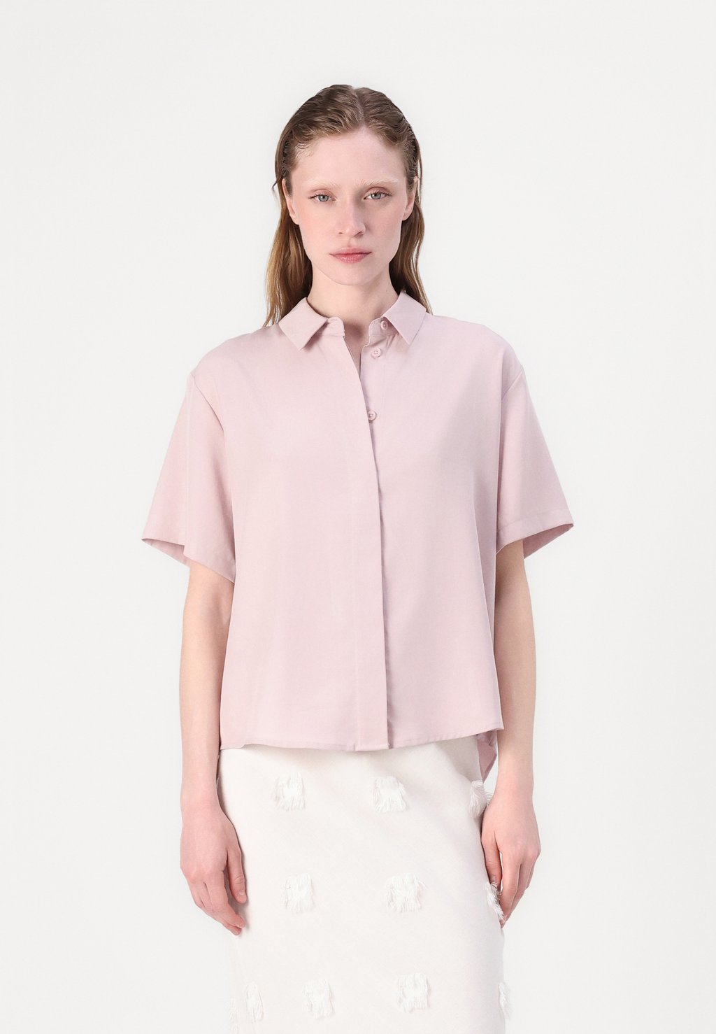

Блузка на пуговицах MINA SHIRT Samsøe Samsøe, светло-розовый