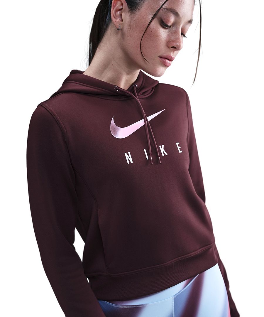 Женская толстовка Therma-FIT Nike, Burgundy Crush — фото 2