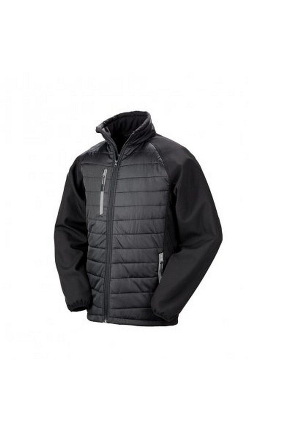 

Черная утепленная куртка Compass Soft Shell Result, черный