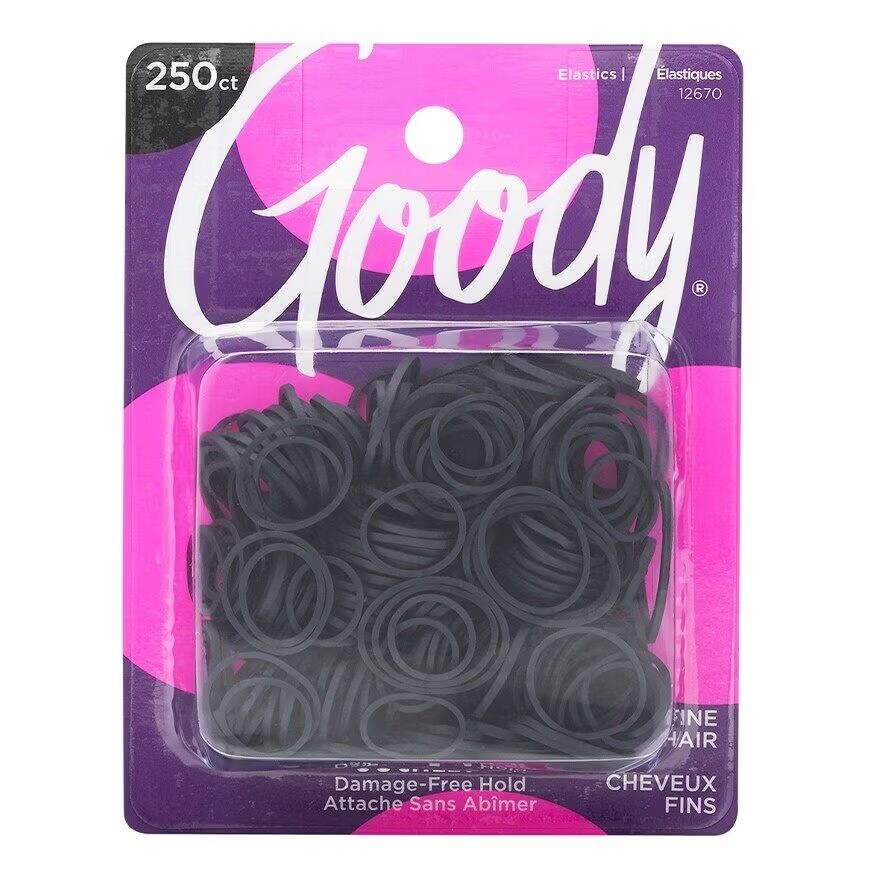 

Goody Женская классическая резиновая лента, черная, 250-е годы ยางรัดผม จัดแต่งทรงผม, Black