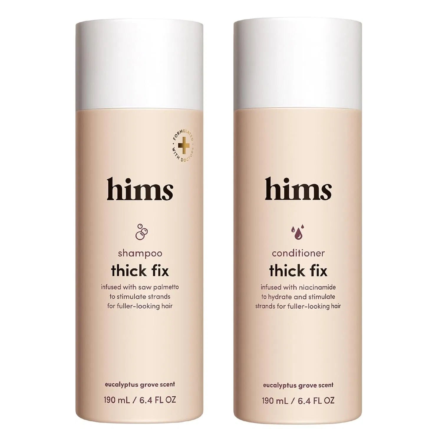 Набор шампуня и кондиционера Hims Thick Fix для мужчин, 2 шт. Hims & Hers